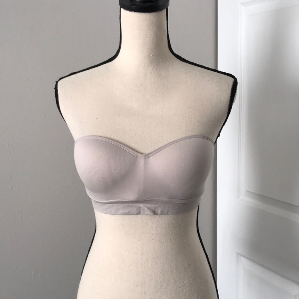 ❤️3X20 AUDEN Tan Padded Seamless Bandeau Bra | S